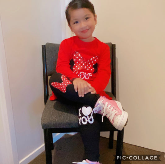 Clearance - Girls Longsleeves & Leggings Set