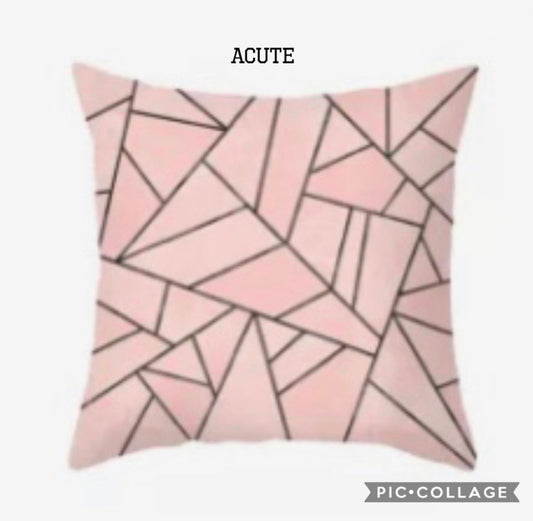 Beddings - Throw Pillow Cases - Pink - Clearance